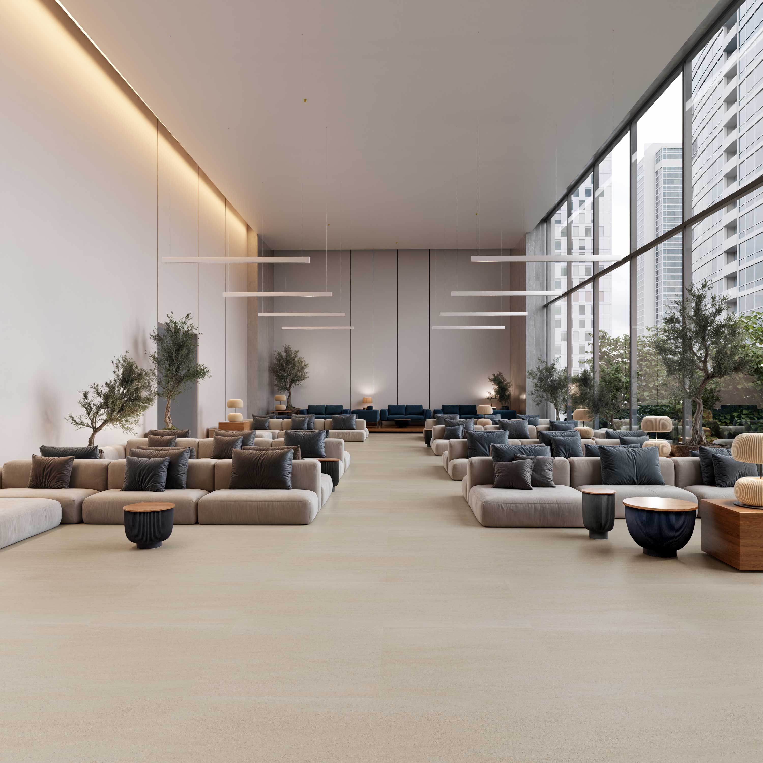 Ambiente com piso Biancogres