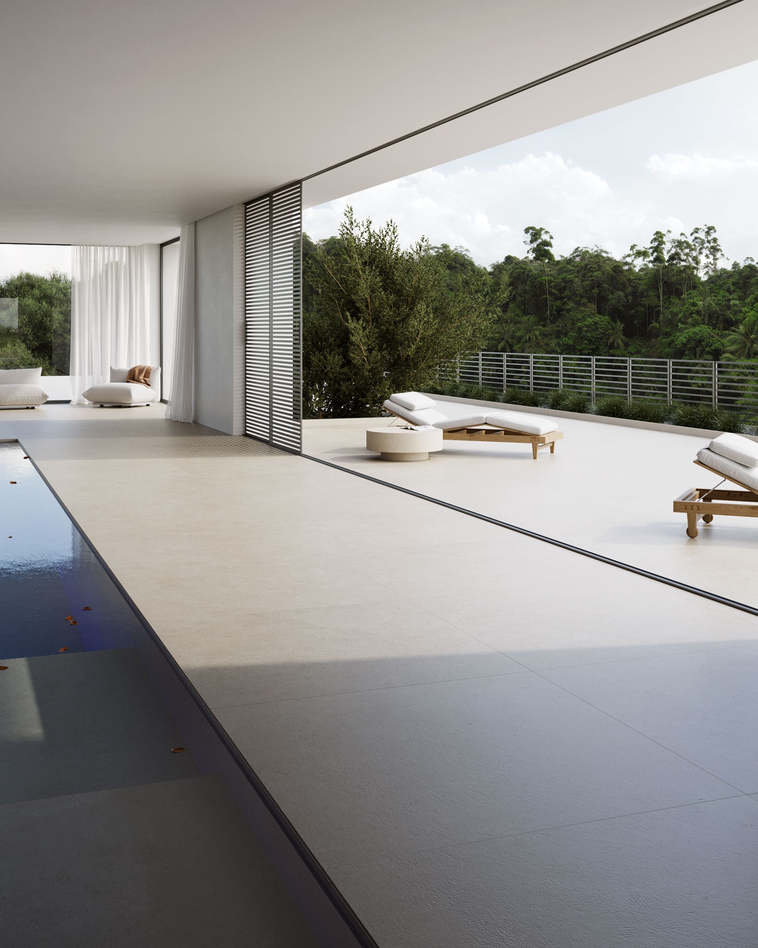 piscina com porcelanato