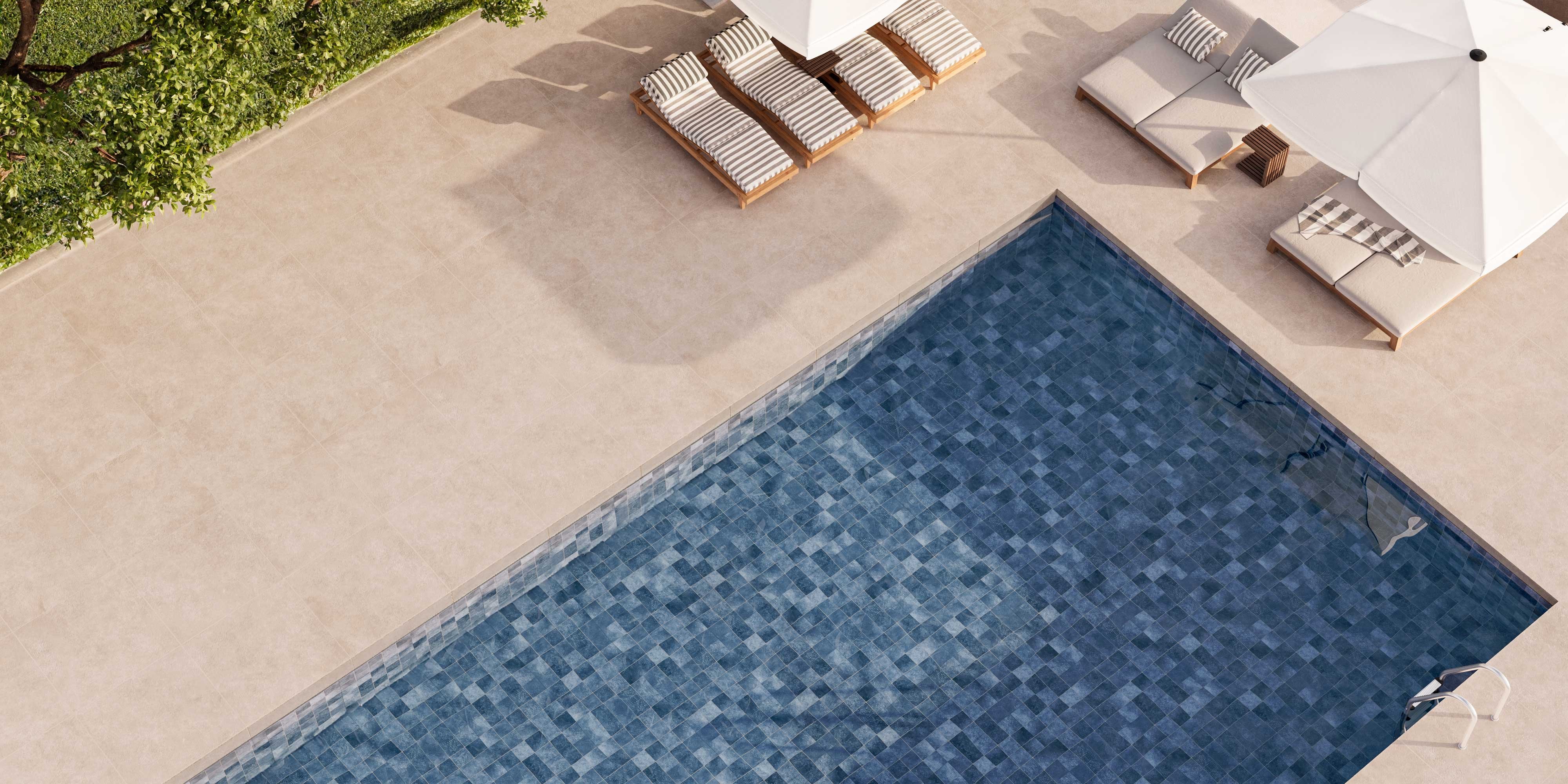 piscina com porcelanato