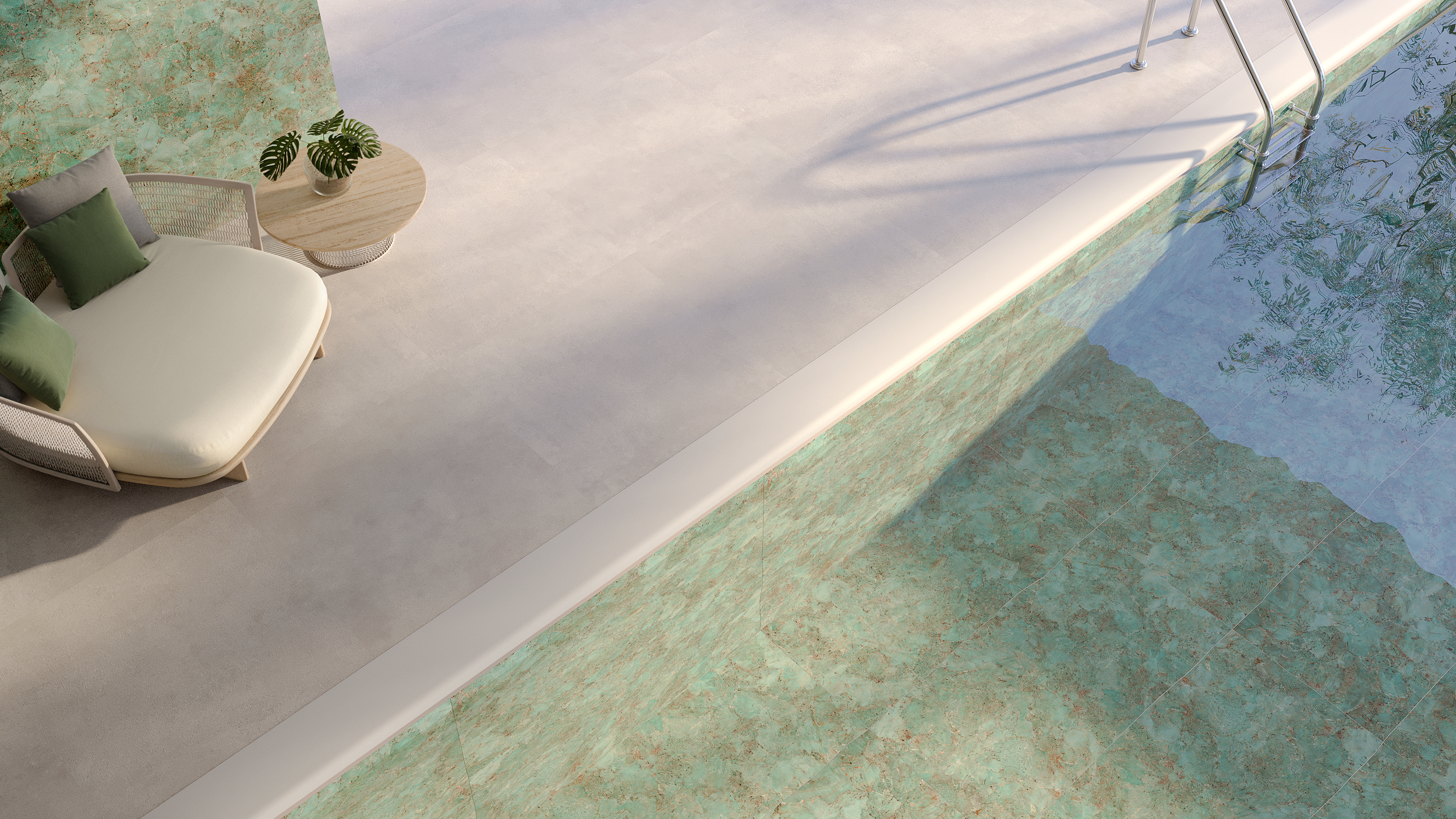 piscina com porcelanato