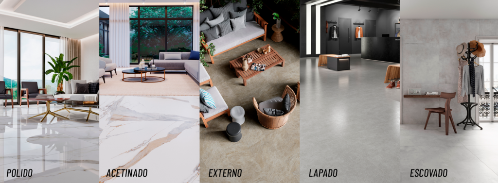 porcelanato técnico x porcelanato esmaltado