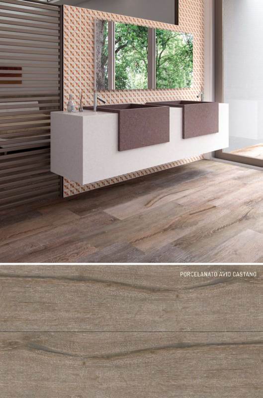 porcelanato amadeirado avio castano