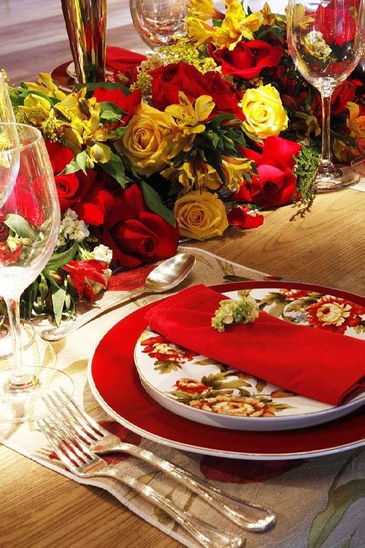 Flores para a Ceia de Natal