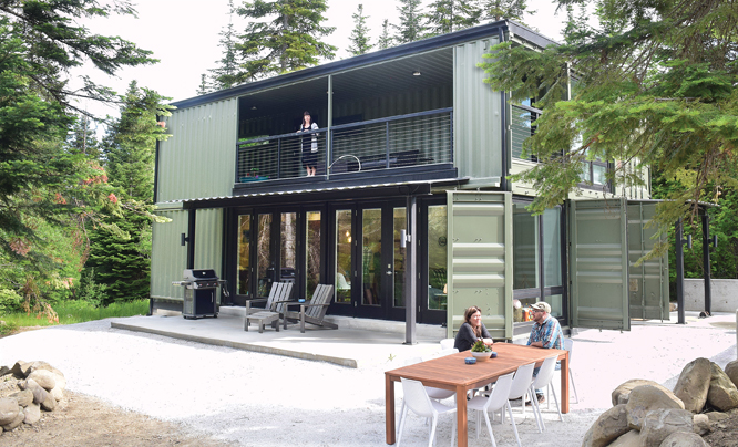 construção em container